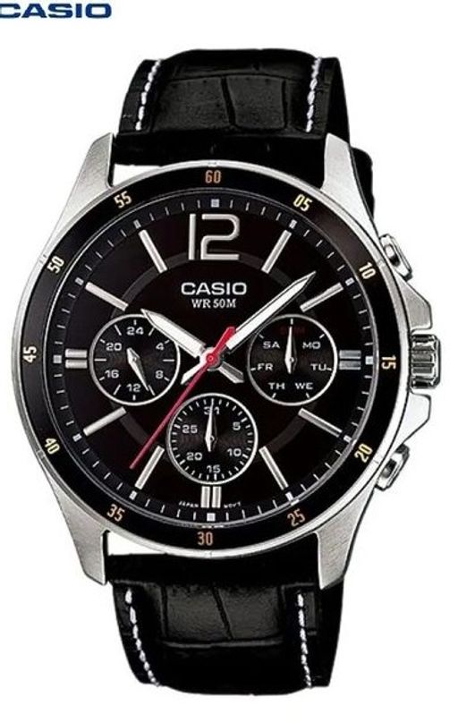 Montre Homme 6 Aiguilles - Bracelet Cuir thumbnail 1