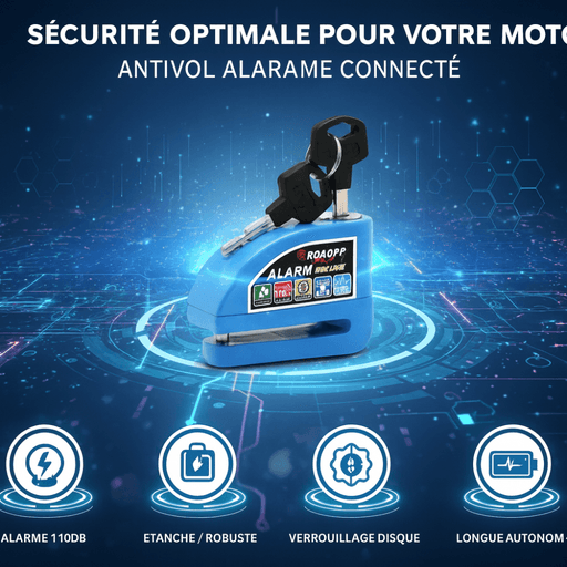 Antivol Disque Moto Avec Alarme Sécurité Maximale thumbnail 3