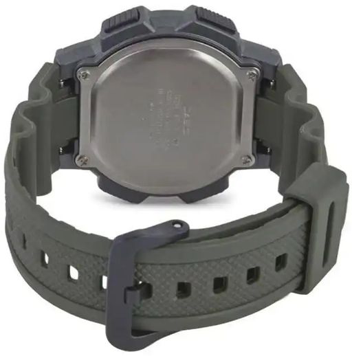 Montre Homme Bracelet En Resine Numerique Carré 5 Alarmes Longue Autonomie Etanche-ae-1000w-3avdf thumbnail 5