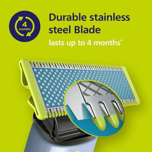 Tondeuse Rasoir A Barbe - Oneblade Qp1324/20 + Lame– Sans Fil Rechargeable Anti-friction 1st Shave thumbnail 2