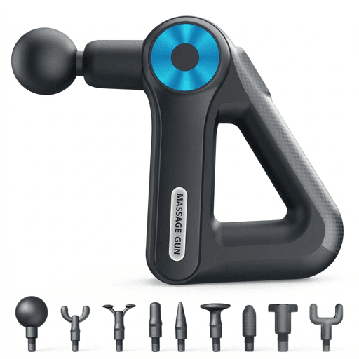 Pistolet De Massage Musculaire – 9 Têtes Interchangeables thumbnail 1