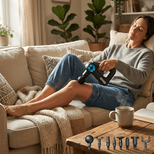 Pistolet De Massage Musculaire – 9 Têtes Interchangeables thumbnail 3