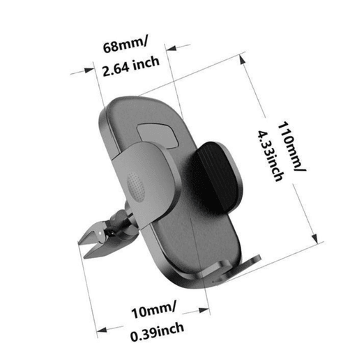 Support De Téléphone Pour Voiture, Sortie D'air Avec Clip + Écouteur Heavy Bass Gratuit thumbnail 3
