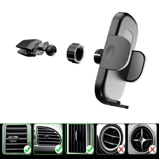 Support De Téléphone Pour Voiture, Sortie D'air Avec Clip + Écouteur Heavy Bass Gratuit thumbnail 4
