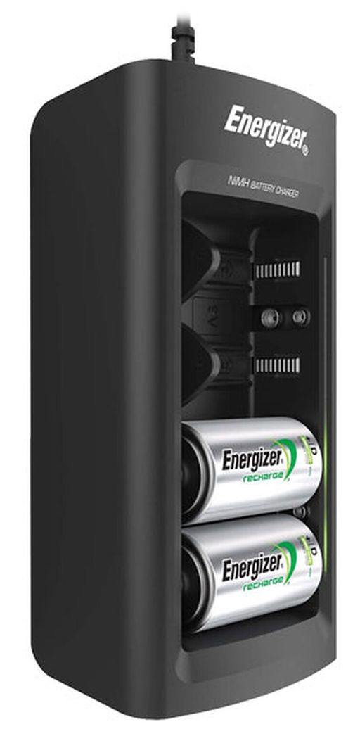 Chargeur Rechargeable Universel Energizer Pour Piles C Cell, D Cell, Aa, Aaa Et 9v thumbnail 3