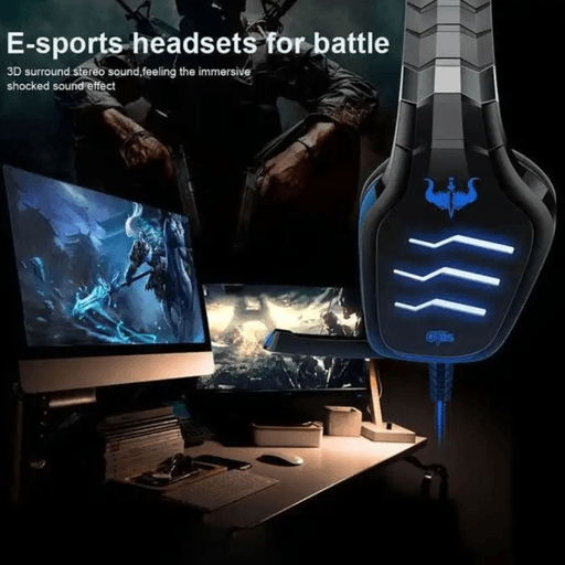 Casque Gaming Gt85 Stéréo Avec Microphone Anti-bruit Et Led thumbnail 3