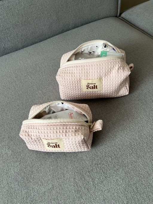 Pack Trousse Medium & Small [rose Nid D'abeille] thumbnail 1