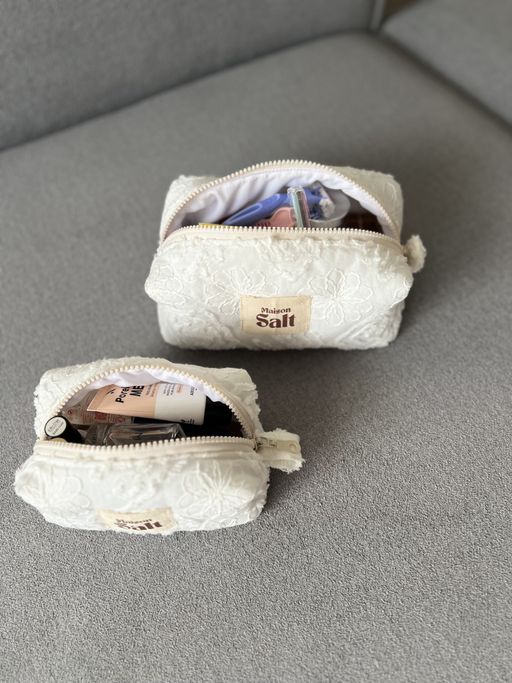 Pack Trousse Medium & Small [fleurie Blanche] thumbnail 2