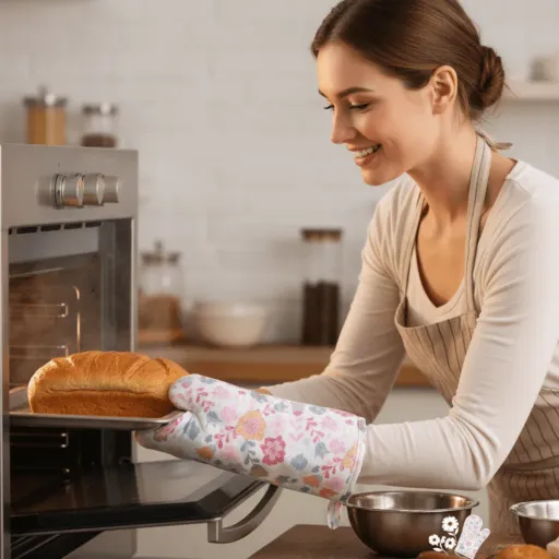 Gants De Cuisine En Silicone, Résistants À La Chaleur, Antidérapants Et Étanches, Parfaits Pour Le Four (colleur Désigne Aléatoire) thumbnail 4