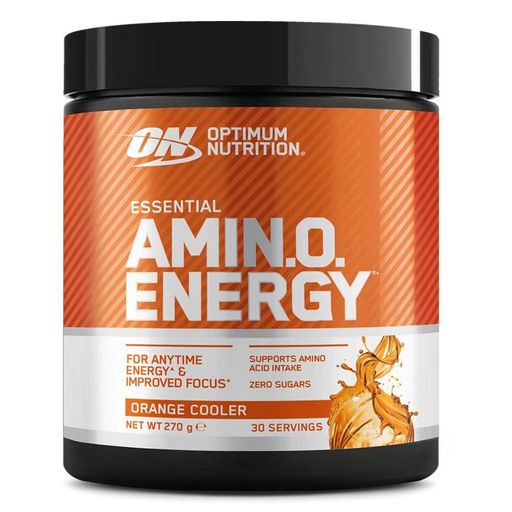 Essential Amino Energy On 270 G Orange Cooler | Acides Aminés Eaa, Bcaa + Caféine Naturelle thumbnail 1