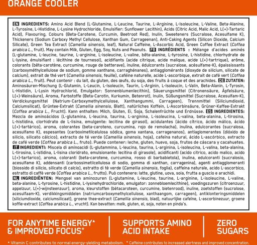 Essential Amino Energy On 270 G Orange Cooler | Acides Aminés Eaa, Bcaa + Caféine Naturelle thumbnail 5