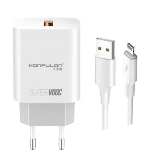 Chargeur Rapide 25W– C87Q avec Câble IPHONE thumbnail 1