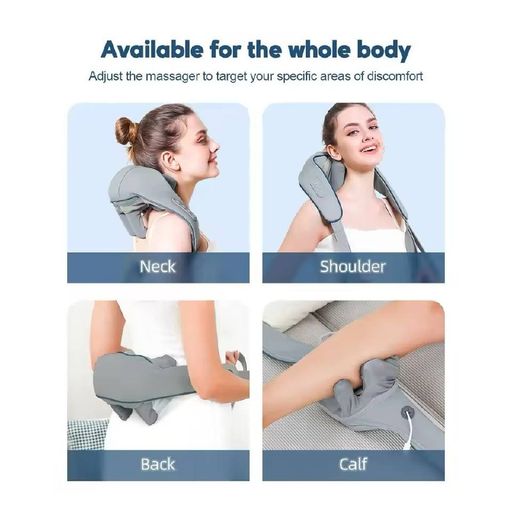 Masseur Électrique Avec Chaleur – Rechargeable ( Couleur Aléatoire ) thumbnail 3