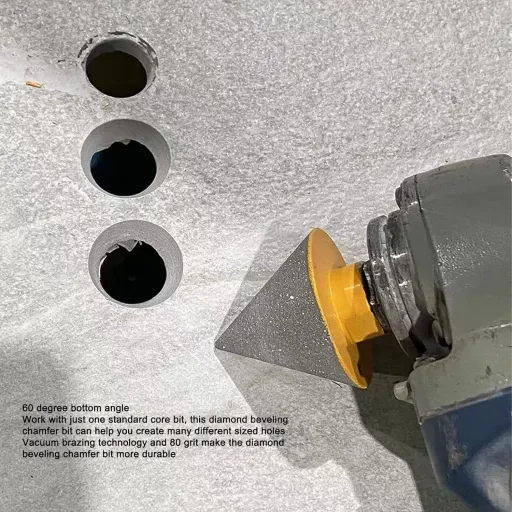 Mèche À Chanfreiner Diamantée De Qualité Supérieure M14 ,coupe-carreaux, Marbre, Béton, Scie Cloche 20-48 thumbnail 2