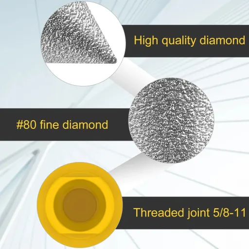 Mèche À Chanfreiner Diamantée De Qualité Supérieure M14 ,coupe-carreaux, Marbre, Béton, Scie Cloche 20-48 thumbnail 5