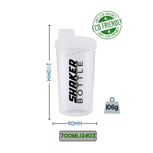 Shaker Sans Bpa Avec Filtre – Antifuite Pour Protéines, Whey, Bcaa & Compléments Alimentaires thumbnail 3