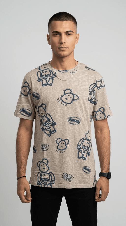 T-shirt – Motif Ours Fun & Style Urbain thumbnail 1