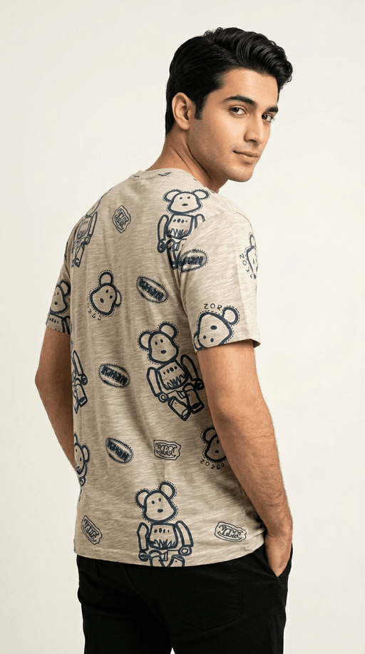 T-shirt – Motif Ours Fun & Style Urbain thumbnail 2