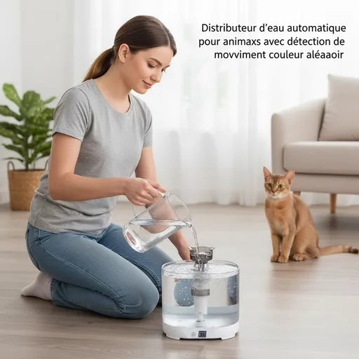 Distributeur D'eau Automatique Pour Animaux Avec Détection De Mouvement thumbnail 2
