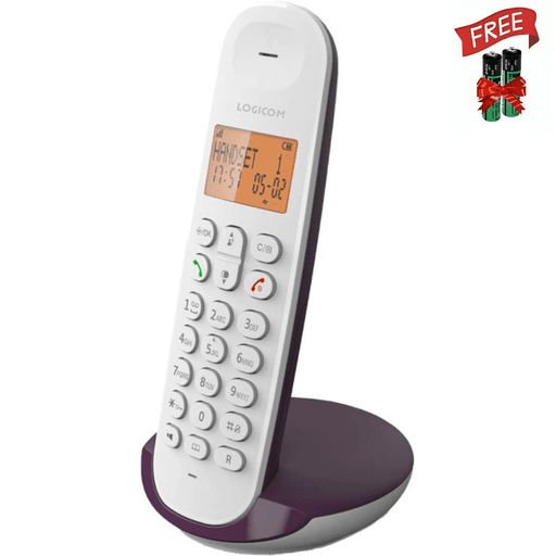 Téléphone Fixe Sans Fil Logicom Iloa 150 Couleur Aléatoire + 2 Piles Rechargable Gratuit thumbnail 1