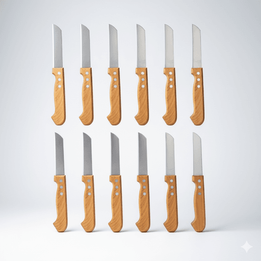Lot De 12 Couteaux En Acier Inoxydable Pour Cuisine Et Desserts thumbnail 1