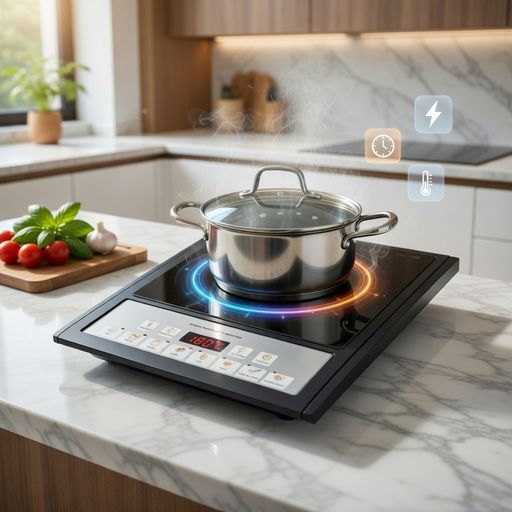 Réchaud Électrique Simple Pour Cuisson Rapide thumbnail 4