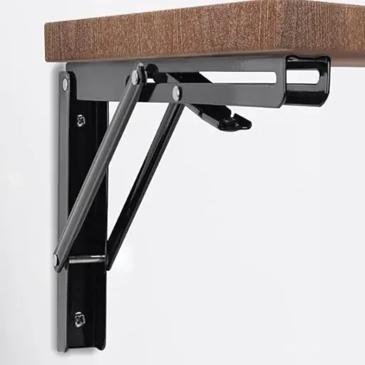 2 Pcs Équerre Support Table Pliable, Support Étagère Pliant 40cm thumbnail 5