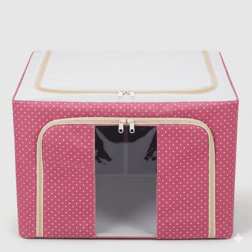 Boîte De Rangement Pliable Grande Capacité Pour Vêtements Et Organisation Maison – Couleur Aléatoire thumbnail 3