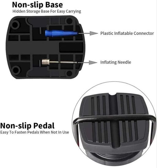 Pompe À Air Portable Pour Vélo, Haute Pression Pour Gonfler Rapidement Et Efficacement Pneumatique thumbnail 3