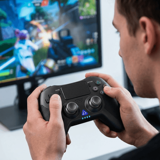 Manette Sans Fil Compatible Ps4, Pc, Ps3, Android Et Ios thumbnail 2