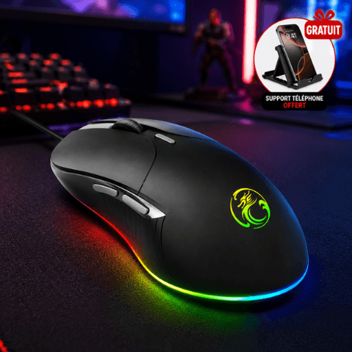Souris Gaming Rgb + Support Téléphone Offert thumbnail 2