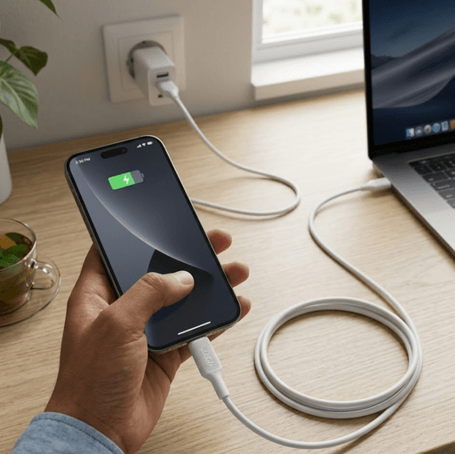 Câble Sj126 Usb Vers Lightning 120w thumbnail 2
