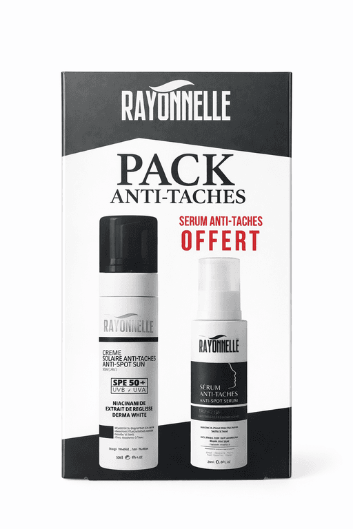 Pack Anti-taches Spf 50+ + Sérum Offert – Soin Éclat & Protection thumbnail 1