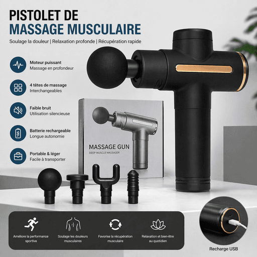 Pistolet De Massage Électrique Musculaire thumbnail 1