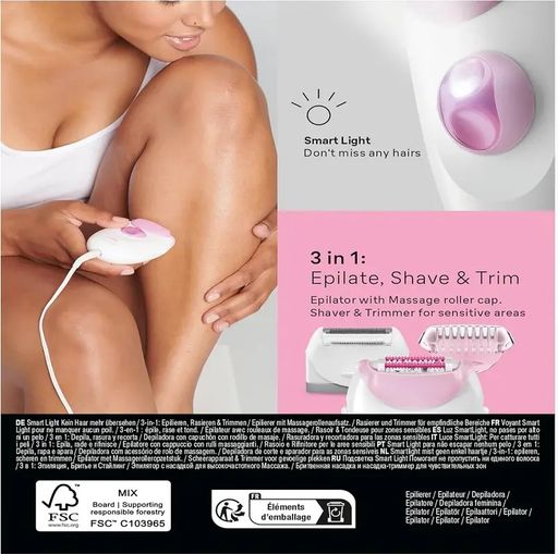 Epilateur Electrique Femme Filaire Silk-epil 3 Se3-031  thumbnail 3