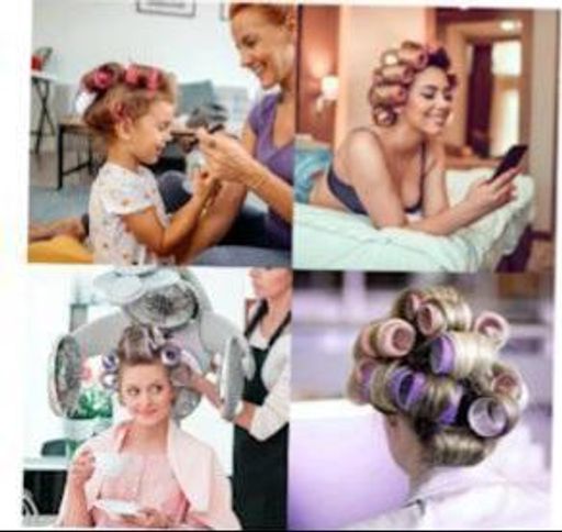 16 Rouleaux Pour Cheveux Auto Agrippant. Couleurs Aléatoires. thumbnail 2