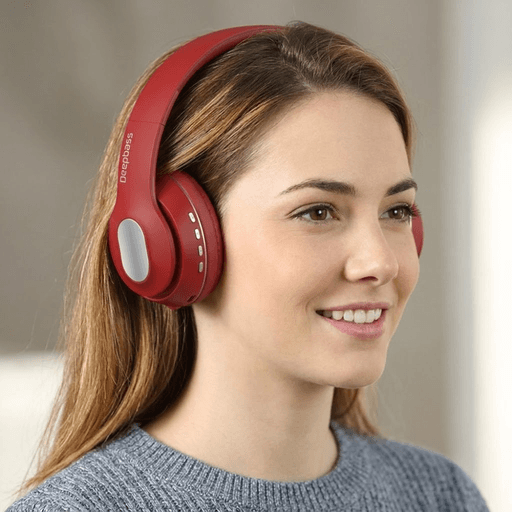 Casque Bluetooth - R8 - Rouge thumbnail 2