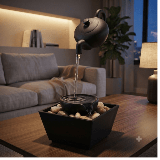 Fontaine D'intérieur Zen À Théière Flottante thumbnail 4