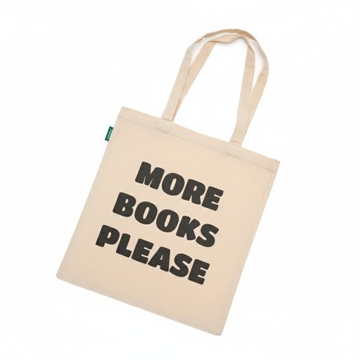 Tote Bag En Coton – More Books Please – Wanderbag thumbnail 1