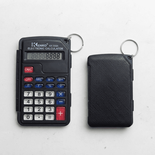 Mini Calculatrice De Poche Kk-568a Avec Porte-clés thumbnail 1