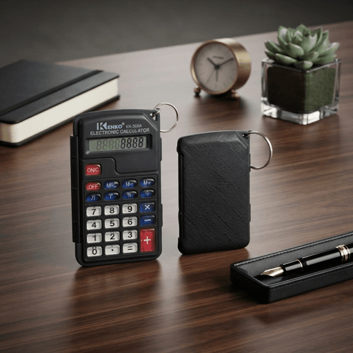 Mini Calculatrice De Poche Kk-568a Avec Porte-clés thumbnail 4
