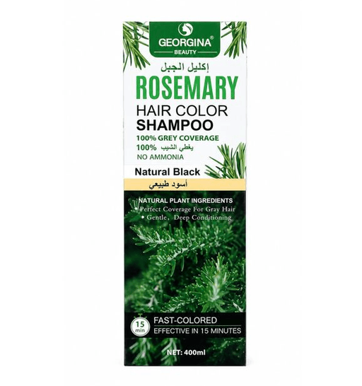 Shampoing Colorant Noir – Couverture Cheveux Blancs thumbnail 1