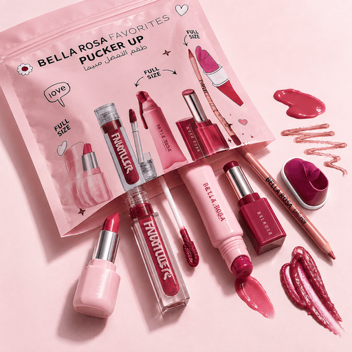 Set Beauté Lèvres 7 En 1 – Maquillage Complet Pour Un Fini Brillant Et Intense thumbnail 3