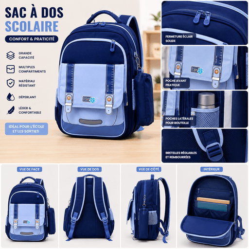 Sac À Dos Enfant  Multi Design, Grande Capacité Style Tendance thumbnail 3
