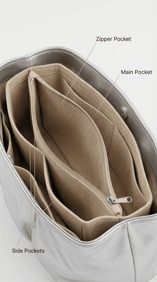 Organisateur De Sac À Main Multi-poches Intelligent thumbnail 4