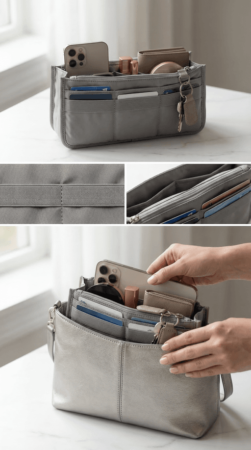 Organisateur De Sac À Main Multi-poches Intelligent thumbnail 5