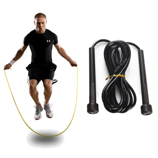 Corde À Sauter Réglable Pour Fitness Boxe Crossfit Légère Et Durable Pour Entraînement thumbnail 1