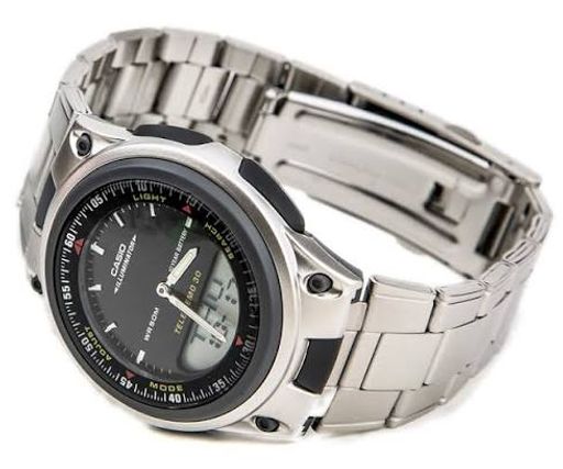 Montre Homme En Métal Analogique-numérique Etanche 50m- Aw-80d-1avdf thumbnail 5