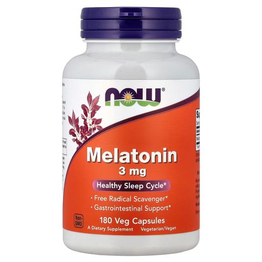 Mélatonine, 3 Mg, 180 Capsules Végétariennes thumbnail 1