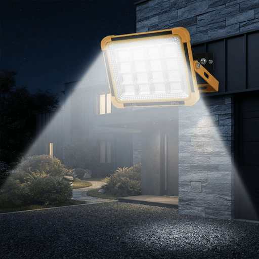 Projecteur Solaire Led Ip66 Haute Puissance – Recharge Solaire & Support Réglable – 21cm X 17cm thumbnail 5